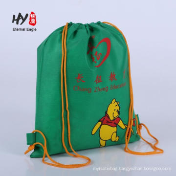 Hot sale non woven backpack with zipper pockets